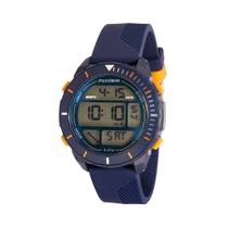 Relógio Masculino Digital Pulseira Silicone Azul - Mondaine