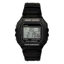 Relógio Masculino Digital Resistente à Água Clássico Militar Relógio Masculino Digital Resistente à Água Clássico Militar