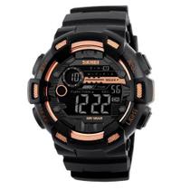 Relógio Masculino Digital Skmei 1243 Resistente à água 5 ATM Preto Caixa em Resina Pulseira de Plástico Visor Acrílico Redondo Fivela Esportivo Relógio Masculino Digital Skmei 1243 Resistente à água 5 ATM Preto Caixa em Resina Pulseira de Plástico Visor Acrílico Redondo Fivela Esportivo