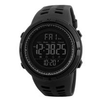 Relógio Masculino Digital Skmei 1251 Resistente à água 5 ATM Preto Caixa em Resina Pulseira de Plástico Visor Acrílico Redondo Fivela Esportivo Relógio Masculino Digital Skmei 1251 Resistente à água 5 ATM Preto Caixa em Resina Pulseira de Plástico Visor Acrílico Redondo Fivela Esportivo