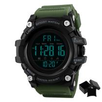 Relógio masculino digital Skmei 1384 pulseira verde