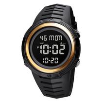 Relógio Masculino Digital Skmei 1632 Resistente à água 5 ATM Preto Caixa em Resina Pulseira de Plástico Visor Acrílico Redondo Fivela Esportivo Relógio Masculino Digital Skmei 1632 Resistente à água 5 ATM Preto Caixa em Resina Pulseira de Plástico Visor Acrílico Redondo Fivela Esportivo