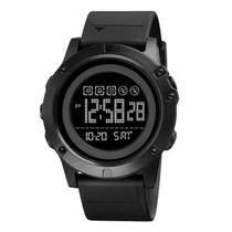 Relógio Masculino Digital Skmei 1727 Resistente à água 5 ATM Preto Caixa em Resina Pulseira de Silicone Visor Acrílico Redondo Fivela Esportivo Relógio Masculino Digital Skmei 1727 Resistente à água 5 ATM Preto Caixa em Resina Pulseira de Silicone Visor Acrílico Redondo Fivela Esportivo