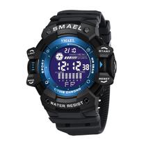 Relógio Masculino Digital Smael 8050 Esportivo Redondo Resistente À Água 50m