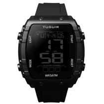 Relógio Masculino Digital Tuguir TG30449 Resistente à água 5 ATM Preto Caixa em Resina Pulseira de Silicone Visor Acrílico Quadrado Fivela Esportivo Relógio Masculino Digital Tuguir TG30449 Resistente à água 5 ATM Preto Caixa em Resina Pulseira de Silicone Visor Acrílico Quadrado Fivela Esportivo