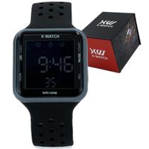 Relógio Masculino Digital X Whatc Preto Social Relógio Resistencia Água Relógiontia 1 ano - X-Watch
