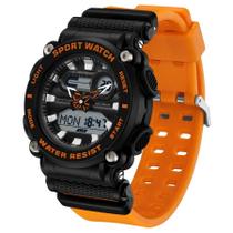 Relogio Masculino Display Duplo Esportivo A Prova Dagua