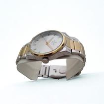 Relógio masculino dourado com prata 40 mm Elegance CN27590B Champion