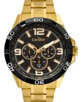 Relogio Masculino Dourado Condor Banhado 18k Multifunção CO6P29JNS/4P