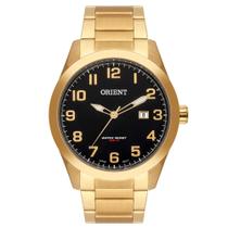 Relógio Masculino Dourado Orient com Números MGSS1180 P2KX