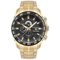 Relógio masculino dourado technos Carbon Ts original os1abg/1p
