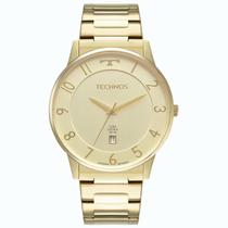 Relógio Masculino Dourado Technos Elegante Slim GM10YP/1D