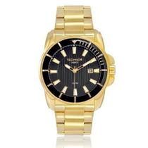 Relógio masculino dourado technos legacy original 2315aap/4p