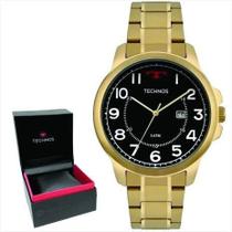 Relógio masculino dourado technos original 2115mpa/4p Relógio masculino dourado technos original 2115mpa/4p