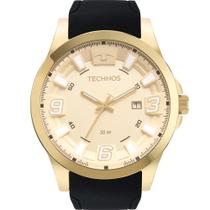 Relógio masculino dourado technos original 2115mxts/2p