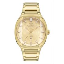 Relógio masculino dourado technos Skymaster original 2115naa/1d