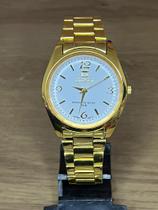 Relógio Masculino e Feminino Dourado à prova d água