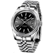Relógio Masculino em Aço Inoxidavel Movimento Automatico Mecânico 100M Impermeável Relógio Masculino em Aço Inoxidavel Movimento Automatico Mecânico 100M Impermeável