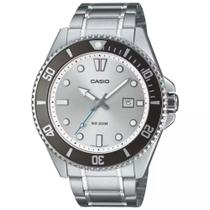 Relógio masculino esportivo Casio MDV-107d-7avdf, pulseira prateada, Relógio masculino esportivo Casio MDV-107d-7avdf, pulseira prateada,