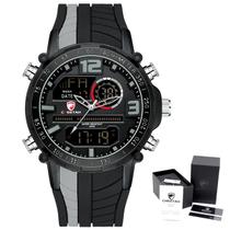 Relógio Masculino Esportivo CHEETAH CH1612Grey à Prova d água Silicone