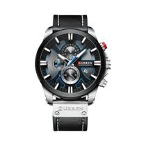 Relógio Masculino Esportivo CURREN - Cronógrafo de Quartzo com Pulseira de Couro Relógio Masculino Esportivo CURREN - Cronógrafo de Quartzo com Pulseira de Couro