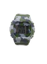 Relógio Masculino Esportivo Digital À Prova De Água 3 ATM Luz Metal Borracha Camuflado Azul com caixa Relógio Masculino Esportivo Digital À Prova De Água 3 ATM Luz Metal Borracha Camuflado Azul com caixa