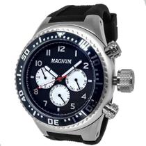 Relógio masculino esportivo extra grande pulseira de silicone - Magnum