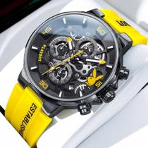 Relógio Masculino Esportivo Luminoso À Prova D'água De Quartzo PLAYBOY Pulseira De Silicone De Luxo