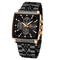 Relógio Masculino Esportivo Luminoso Esportivo Aço Inoxidável Impermeavel
