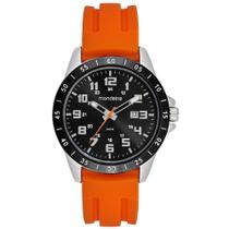 Relógio Masculino Esportivo Pulseira Silicone Laranja 99813gpmvci2