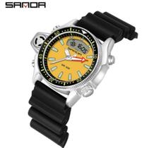 Relógio Masculino Esportivo Sanda Anadigi A Prova D'água