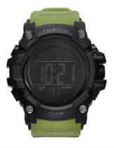 Relógio masculino esportivo tuguir tg109 verde preto digital