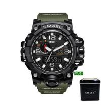 Relógio Masculino Estilo Militar Sport Smael Modelo 1545 + Caixa Presente