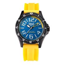 Relógio Masculino Everlast Resistente A Água Amarelo E6735