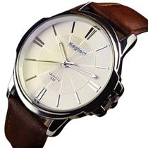 Relógio Masculino Executivo Top Elegante Marrom Café Relógio Masculino Executivo Top Elegante Marrom Café