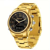 Relógio Masculino Fashion - Pulseira de Aço Inoxidável, Resistente à Água 50m Relógio Masculino Fashion - Pulseira de Aço Inoxidável, Resistente à Água 50m