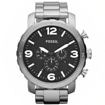 Relógio Masculino Fossil Analógico Nate Prateado Ca JR1353/1PN