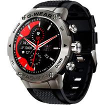 Relógio Masculino G Wear Sport Prata