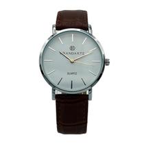 Relógio masculino Grandarte Simple Earth couro marrom 40mm. Relógio masculino Grandarte Simple Earth couro marrom 40mm.