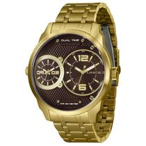 Relógio Masculino Lince Mrgh162L N2Kx Oversized Dourado