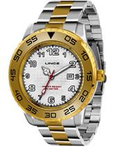 Relógio Masculino Lince Prata e Dourado Mrt4335l B2sk
