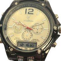 Relógio Masculino Luxo 2 Máquinas - Potenzia