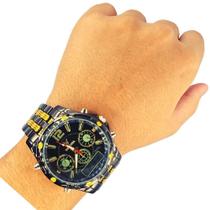Relógio Masculino Luxo 2 Máquinas - Potenzia