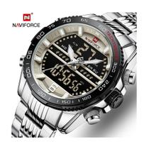 Relógio Masculino Luxo Naviforce NF9195 - Com estojo - Várias Cores