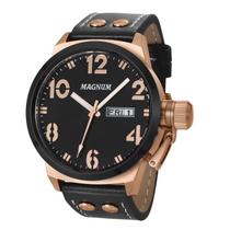 Relógio Masculino Magnum MA32783P Prova DAgua Pulseira em Couro