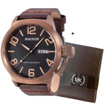 Relógio Masculino Magnum Ma33399m Couro Original Com Garantia