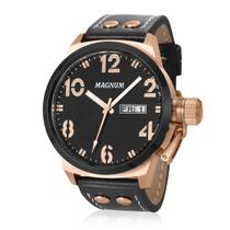 Relógio Masculino Magnum Preto Rose MA32783P Original