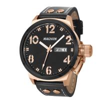 Relógio Masculino Magnum Prova DAgua Couro MA32783P