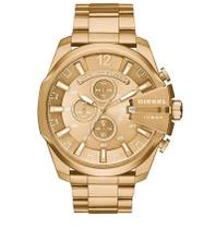 Relógio Masculino Mega Chief Dz4360 Dourado 52mm Caixa Relógio Masculino Mega Chief Dz4360 Dourado 52mm Caixa