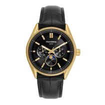 Relógio Masculino Mondaine Dourado Couro Lua 41mm Original 32948gpmvdo1 Relógio Masculino Mondaine Dourado Couro Lua 41mm Original 32948gpmvdo1